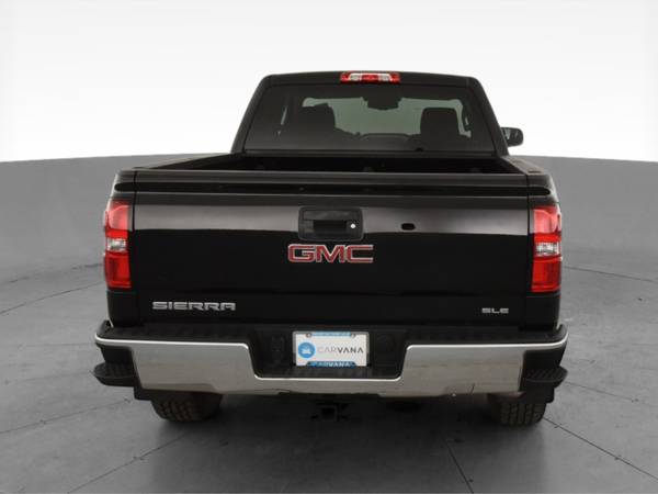 2014 GMC Sierra 1500 Double Cab SLE Pickup 4D 6 1/2 ft pickup Black... for sale in Albany, NY – photo 9