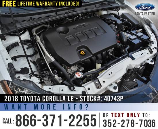 2018 Toyota Corolla LE *** Bluetooth, Backup Camera, Keyless Entry... for sale in Alachua, FL – photo 10