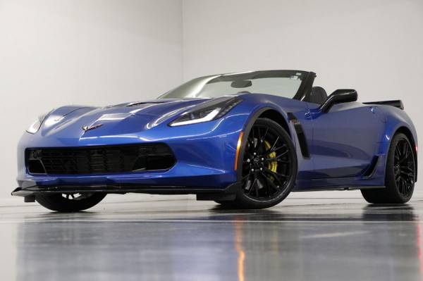 LEATHER! MANUAL! 2014 Chevy CORVETTE STINGRAY Z51 1LT Coupe Blue for sale in clinton, OK – photo 21