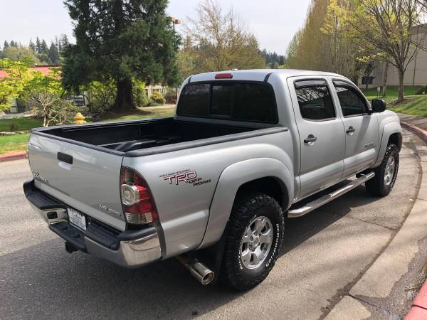 2009 Toyota Tacoma Double Cab SR5 TRD 4WD - Clean title, 6speed for sale in Kirkland, WA – photo 5