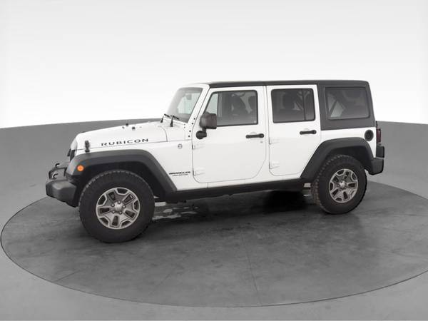 2015 Jeep Wrangler Unlimited Rubicon Sport Utility 4D suv White - -... for sale in Hugo, MN – photo 4