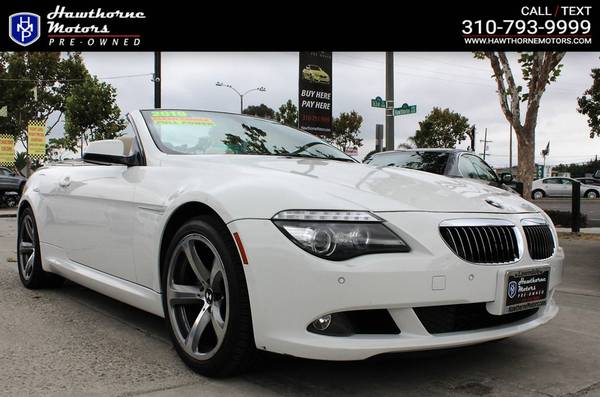 2010 *BMW* *6 Series* *650i*Convertible Loaded, Fin for sale in Lawndale, CA