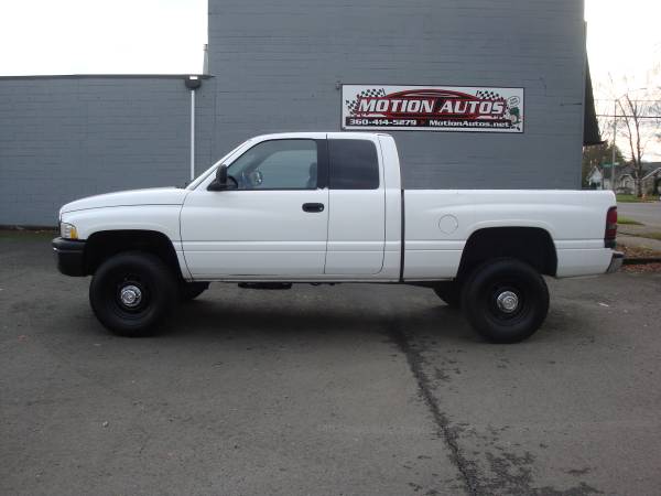 2001 DODGE RAM 2500 QUAD DOOR SHORTBOX 4X4 5.9 GAS V8 AUTO LEATHER... for sale in LONGVIEW WA 98632, OR – photo 4