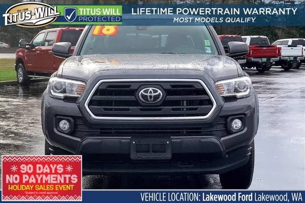 2018 Toyota Tacoma Truck SR5 Crew Cab - cars & trucks - by dealer -... for sale in Lakewood, WA – photo 2