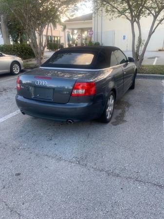 2005 Audi A4 Convertible Only 72k Miles - - by for sale in Boca Raton, FL – photo 4