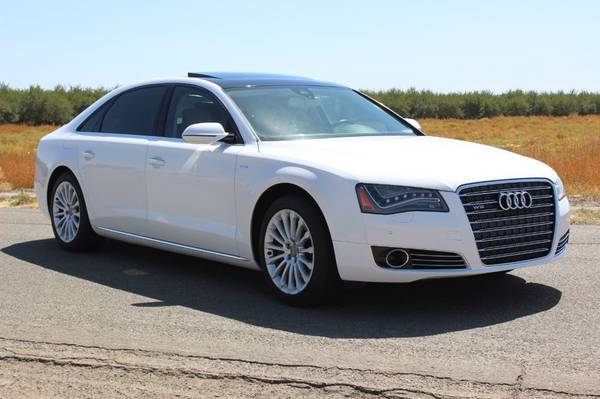 2012 *Audi* *A8 L* *4dr Sedan W12* Ibis White for sale in Tranquillity, CA – photo 3