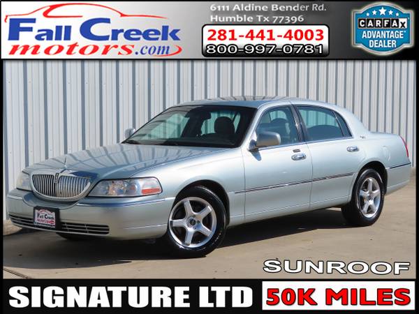 *** 2007 LINCOLN TOWN CAR SIGNATURE LIMITED **ONLY 50K MILES** TOWNCAR for sale in Humble , TX