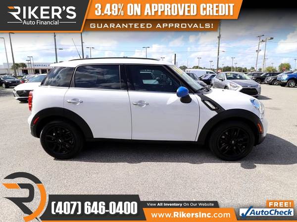 $184/mo - 2016 Mini Cooper S Countryman Base - 100 Approved! - cars... for sale in Kissimmee, FL – photo 8