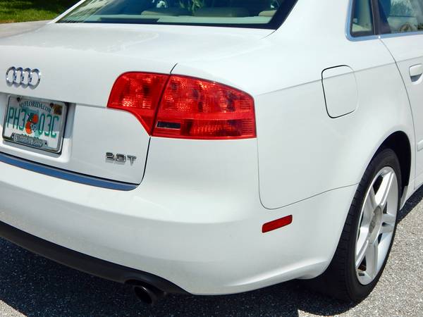2007 AUDI A4 2.0L TURBO AUTO WHITE ON BEIGE CLEAN TITLE LOW MILES NICE for sale in LAKE PATK, FL – photo 4