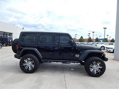 2018 JEEP WRANGLER UNLIMITED SPORT- LIFTED RIMS AND TIRES!! ONLY 4K MI for sale in Norman, TX – photo 2