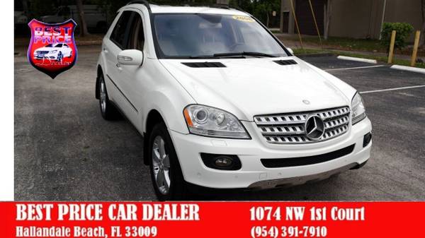 2006 MERCEDES BENZ ML500 LUX SUV***LOADED***BAD CREDIT OK + LOW PAYMNT for sale in Hallandale, FL