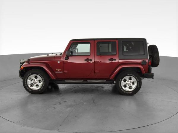 2013 Jeep Wrangler Unlimited Sahara Sport Utility 4D suv Red -... for sale in Alexandria, MD – photo 5