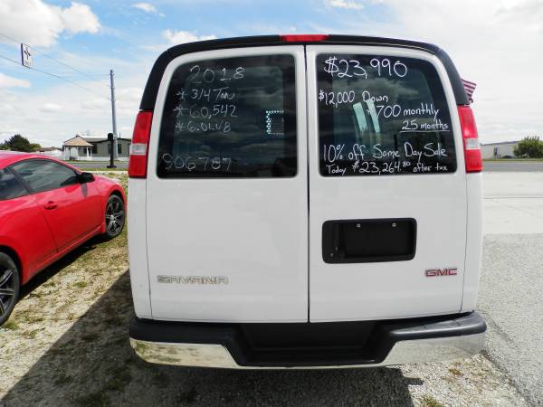 2018 GMC Savana Cargo Van - - by dealer - vehicle for sale in Indianapolis, IN – photo 8