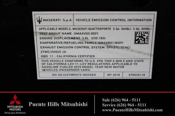 2016 Maserati Ghibli Sedan *Navi*30k*Warranty* for sale in City of Industry, CA – photo 23
