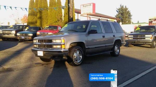 1999 Chevrolet Chevy Tahoe 4dr 4WD Z71 - - by dealer for sale in Mount Vernon, WA