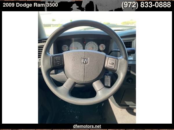 2009 Dodge Ram 3500 SLT 4X4 Dually Diesel - cars & trucks - by... for sale in Lewisville, TX – photo 15