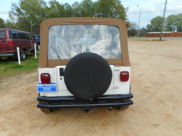 1989 Jeep Wrangler 4cy Manual - - by dealer - vehicle for sale in West Point MS, MS – photo 2