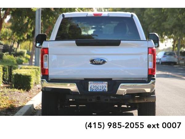 2019 Ford Super Duty F-250 truck XLT 4D Crew Cab (White) for sale in Brentwood, CA – photo 9