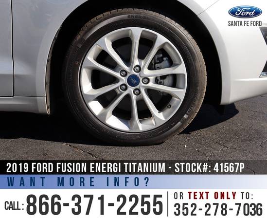 2019 Ford Fusion Energi Titanium Leather Seats - Sunroof for sale in Alachua, FL – photo 8