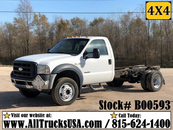 FLATBED & STAKE SIDE TRUCKS CAB AND CHASSIS DUMP TRUCK 4X4 Gas for sale in Muskegon, MI – photo 22
