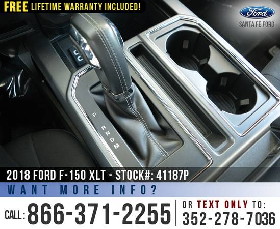 2018 FORD F150 XLT 4WD Touchscreen - Camera - Cruise Control for sale in Alachua, FL – photo 16