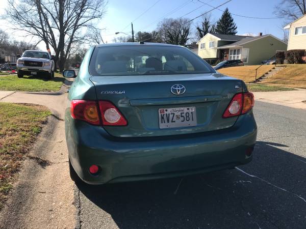 Fantastic 2009 Toyota Corolla - cars & trucks - by owner - vehicle... for sale in Silver Spring, District Of Columbia – photo 2