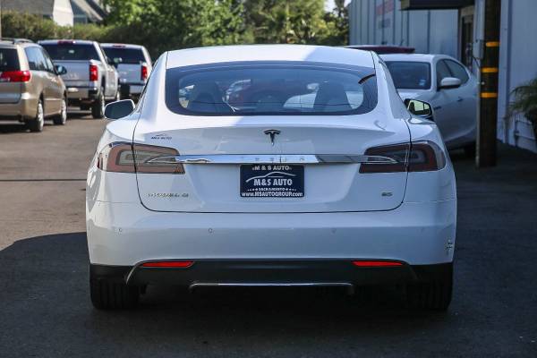 2014 Tesla Model S P85 hatchback White - - by dealer for sale in Sacramento , CA – photo 5