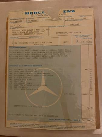 1972 Mercedes Benz 280SE 4.5V8 - cars & trucks - by owner - vehicle... for sale in Arcadia, CA – photo 17