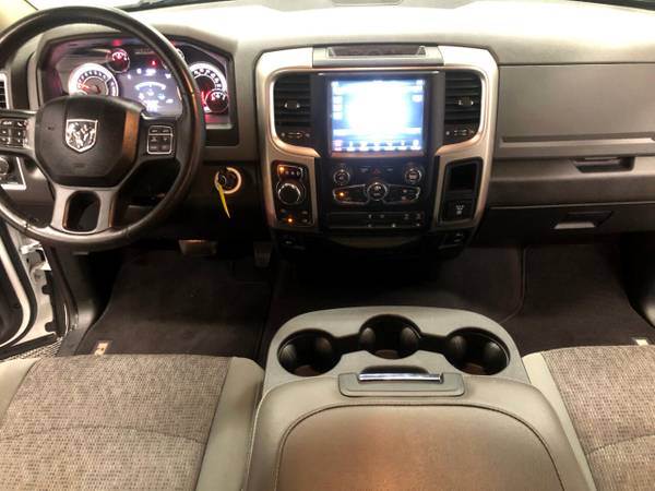 2018 RAM 1500 Big Horn 4WD Quad Cab pickup White - cars & trucks -... for sale in Branson West, MO – photo 17