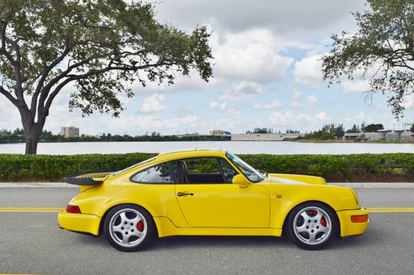 1991 Porsche 911 turbo 964-61k Miles PTS Ferrari Yellow-Engine... for sale in Miami, NY – photo 9