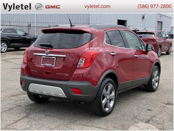 2014 Buick Encore SUV AWD 4dr Convenience - Buick Ruby Red Metallic for sale in Sterling Heights, MI – photo 3