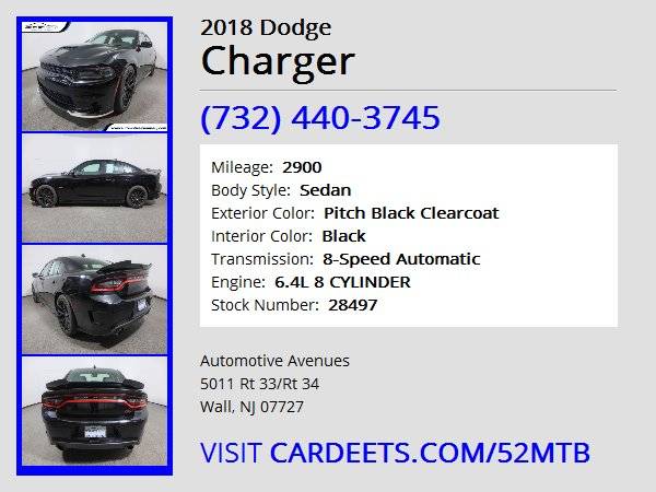2018 Dodge Charger, Pitch Black Clearcoat - - by for sale in Wall, NJ – photo 22