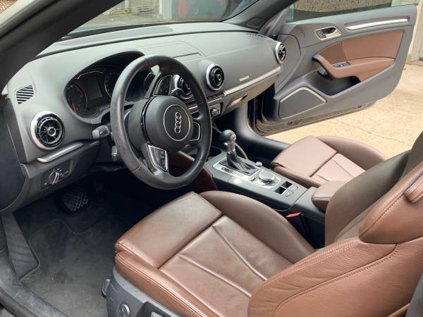 2015 Audi A3 cabriolet convertible, black with brown interior for sale in Wolcott, CT – photo 6