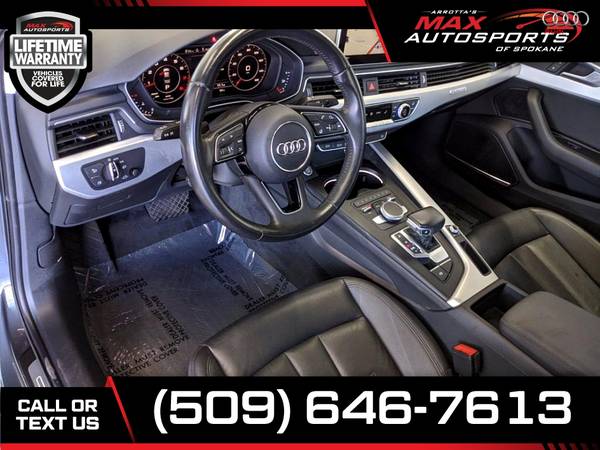 $459/mo - 2017 Audi A4 Premium Plus AWD - LIFETIME WARRANTY! - cars... for sale in Spokane, WA – photo 2