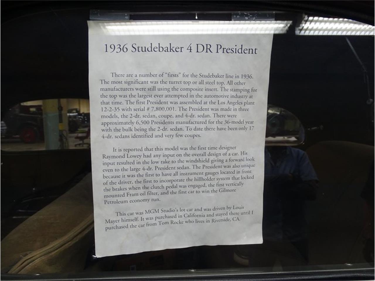 1936 Studebaker President for sale in Greensboro, NC – photo 11