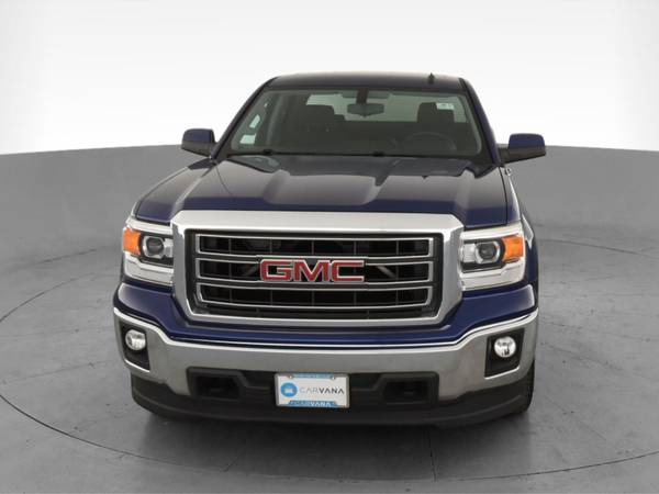 2014 GMC Sierra 1500 Double Cab SLE Pickup 4D 6 1/2 ft pickup Blue -... for sale in irving, TX – photo 17