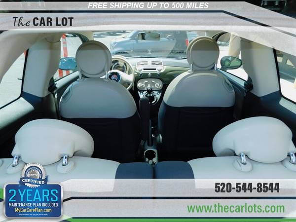 2012 Fiat 500 Pop CLEAN & CLEAR CARFAX Moon Roof/Cruise for sale in Tucson, AZ – photo 20