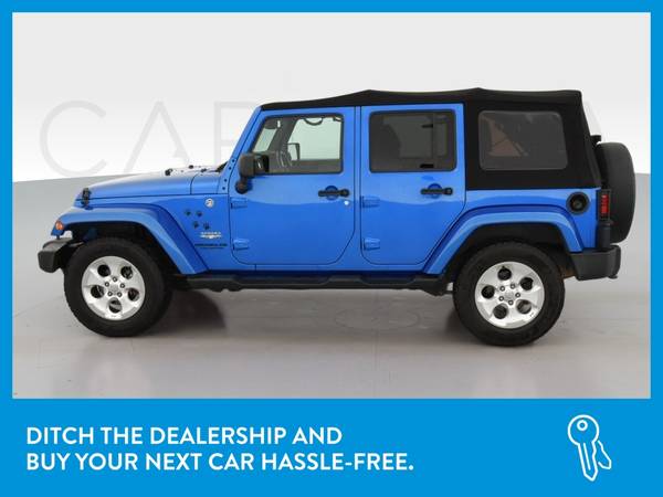 2015 Jeep Wrangler Unlimited Sahara Sport Utility 4D suv Blue for sale in Bowling Green , KY – photo 4