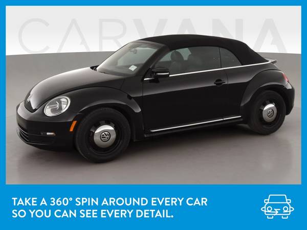 2014 VW Volkswagen Beetle 2 5L Convertible 2D Convertible Black for sale in Atlanta, GA – photo 3