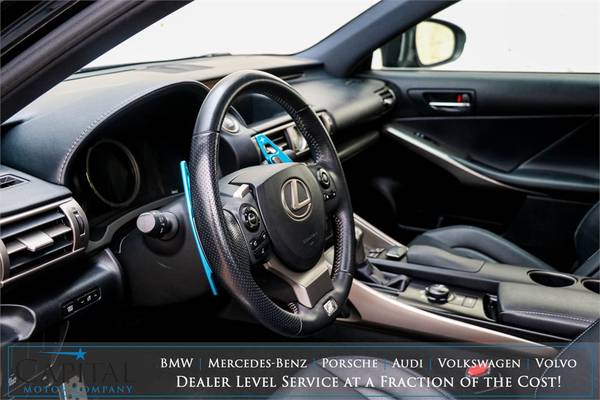 Incredible Stance! All-Wheel Drive Lexus IS250 F-SPORT w/LEDs, Nav,... for sale in Eau Claire, WI – photo 6