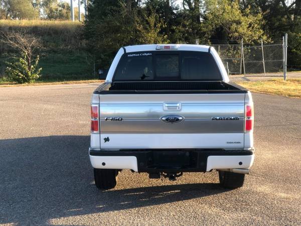 11 FORD F150 PLATINUM WHITE!! 4X4 for sale in Junction City, KS – photo 4