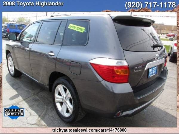 2008 TOYOTA HIGHLANDER LIMITED AWD 4DR SUV Family owned since 1971 for sale in MENASHA, WI – photo 3