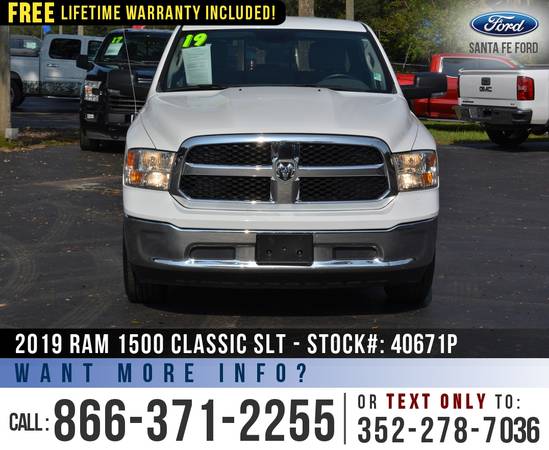 ‘19 Ram 1500 Classic SLT *** Homelink, Touchscreen, Bluetooth *** -... for sale in Alachua, FL – photo 2