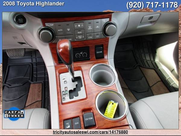 2008 TOYOTA HIGHLANDER LIMITED AWD 4DR SUV Family owned since 1971 for sale in MENASHA, WI – photo 14