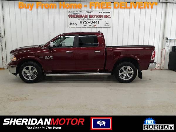2018 Ram 1500 Laramie Red - AJ205989 WE DELIVER TO MT NO SALES for sale in Sheridan, MT