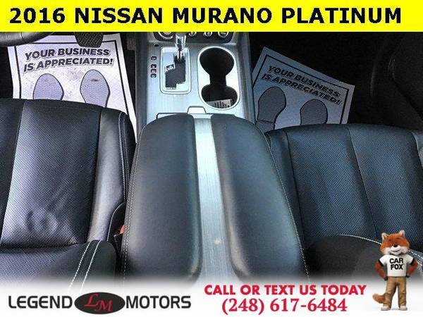 2016 Nissan Murano Platinum for sale in Waterford, MI – photo 20