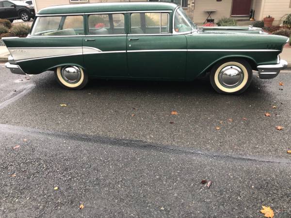 1957 Chevy 210 wagon - cars & trucks - by owner - vehicle automotive... for sale in Grants Pass, OR – photo 2