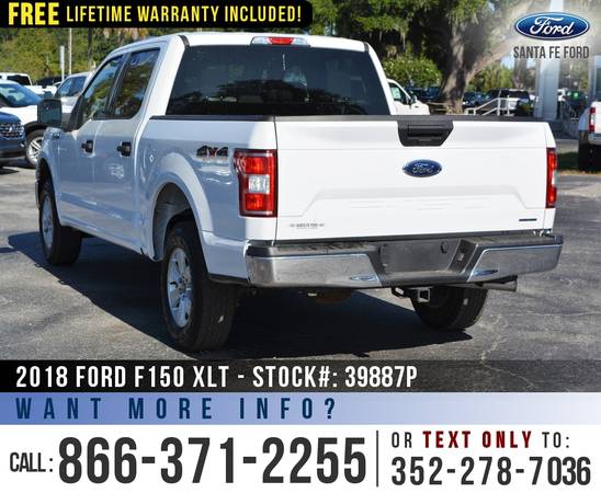 2018 FORD F150 XLT 4WD *** Ecoboost Engine, SYNC, Camera *** for sale in Alachua, FL – photo 5