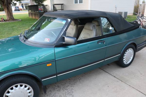 1994 Saab 900 S Turbo Convertible - cars & trucks - by owner -... for sale in Fredericksburg, VA – photo 2