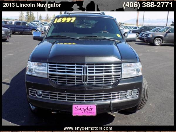 2013 Lincoln Navigator, clean, 4x4, leather, moon, DVD for sale in Belgrade, MT – photo 2